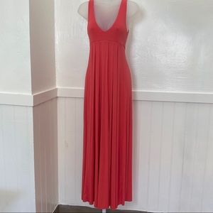 Boston Proper Women's Coral Maxi Dress EUC | S